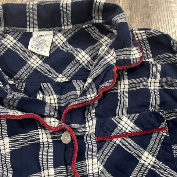 LANDS' END Warm Winter Nightshirt Flannel Lot (3) - Picture 6 of 11